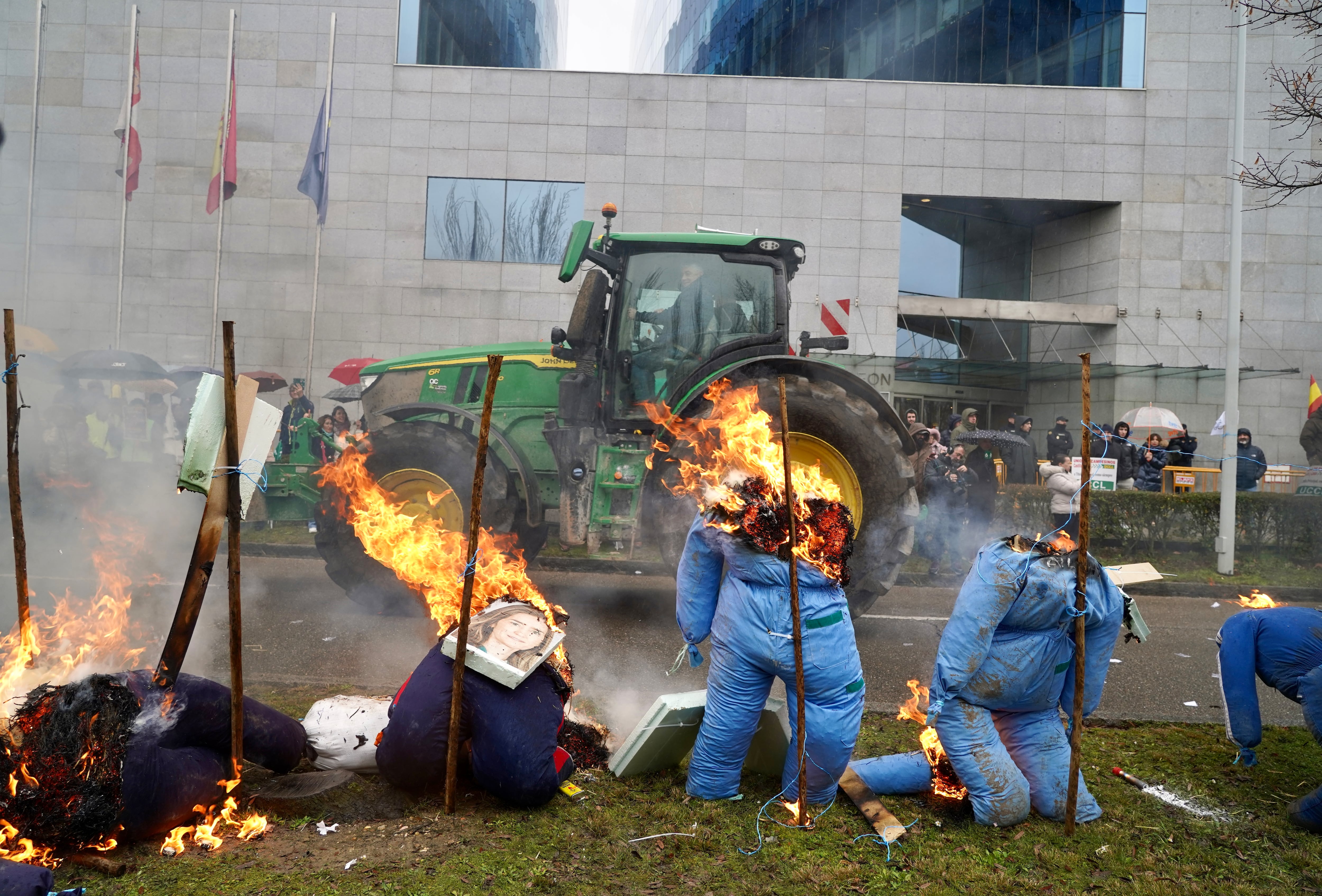Tractorada en contra de Mercosur