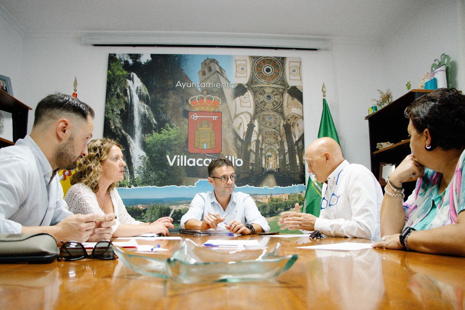 Reunión en Villacarrillo de alcaldes y alcaldesas de la Comarca de las Cuatro Villas de Jaén