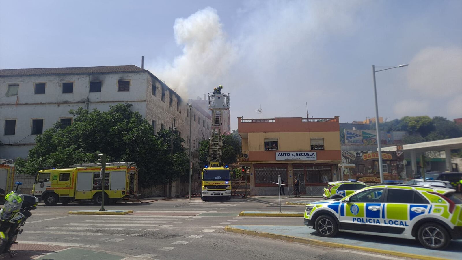 Un momento del suceso