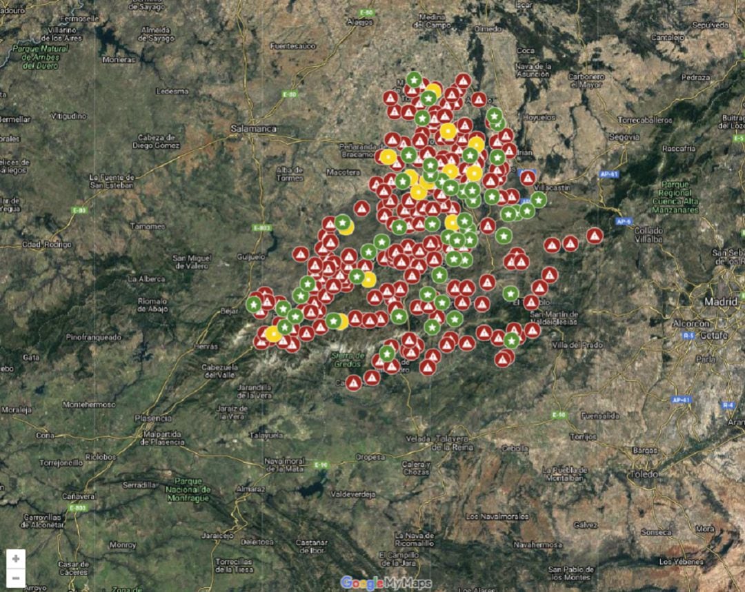 Pincha en el mapa para ver los datos de cada municipio