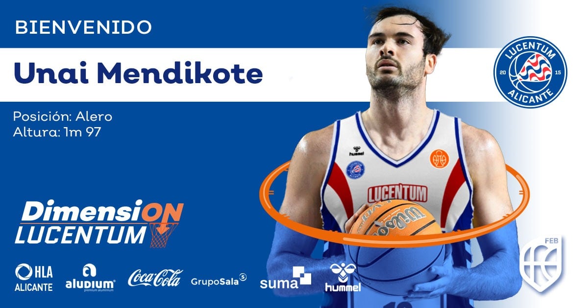 Unai Mendikote, nuevo jugador del HLA Alicante