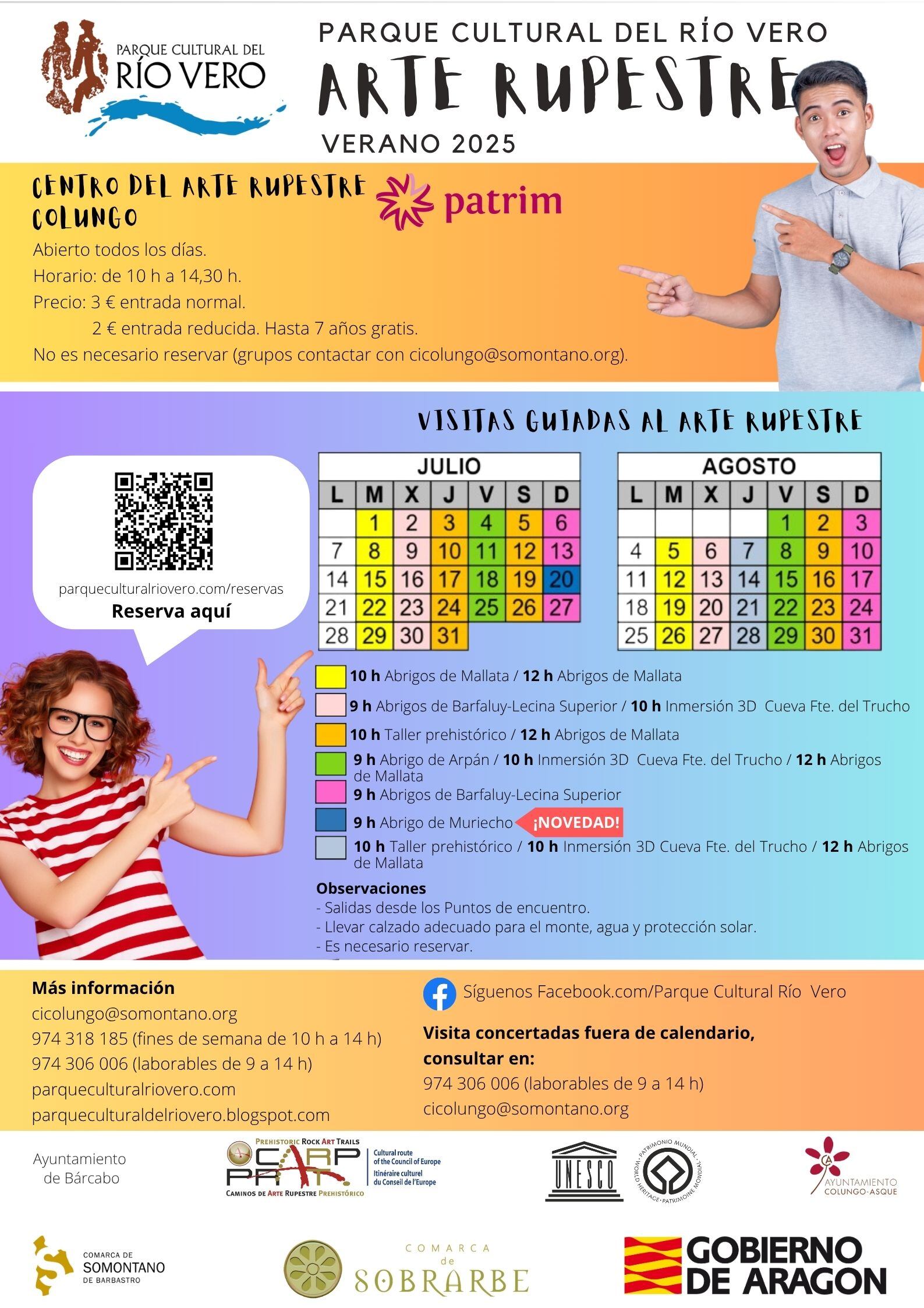 Programación de Arte Rupestre del Parque Nacional Río del Vero.