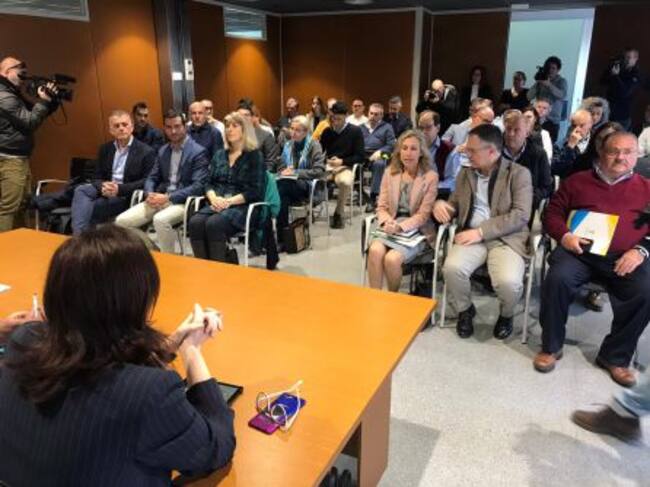 Imagen de la reunión de este miércoles