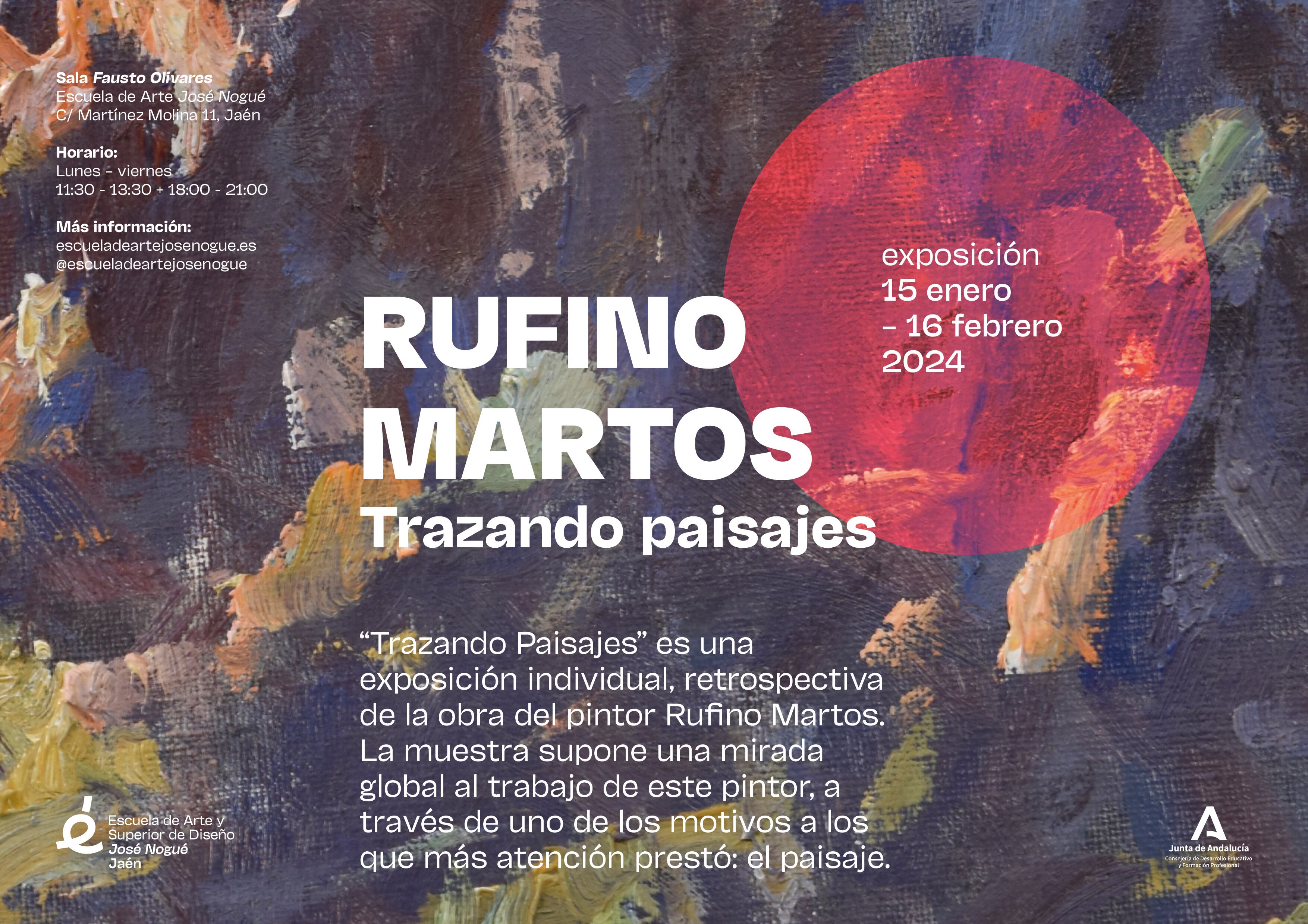 Cartel Exposición Trazando Paisajes