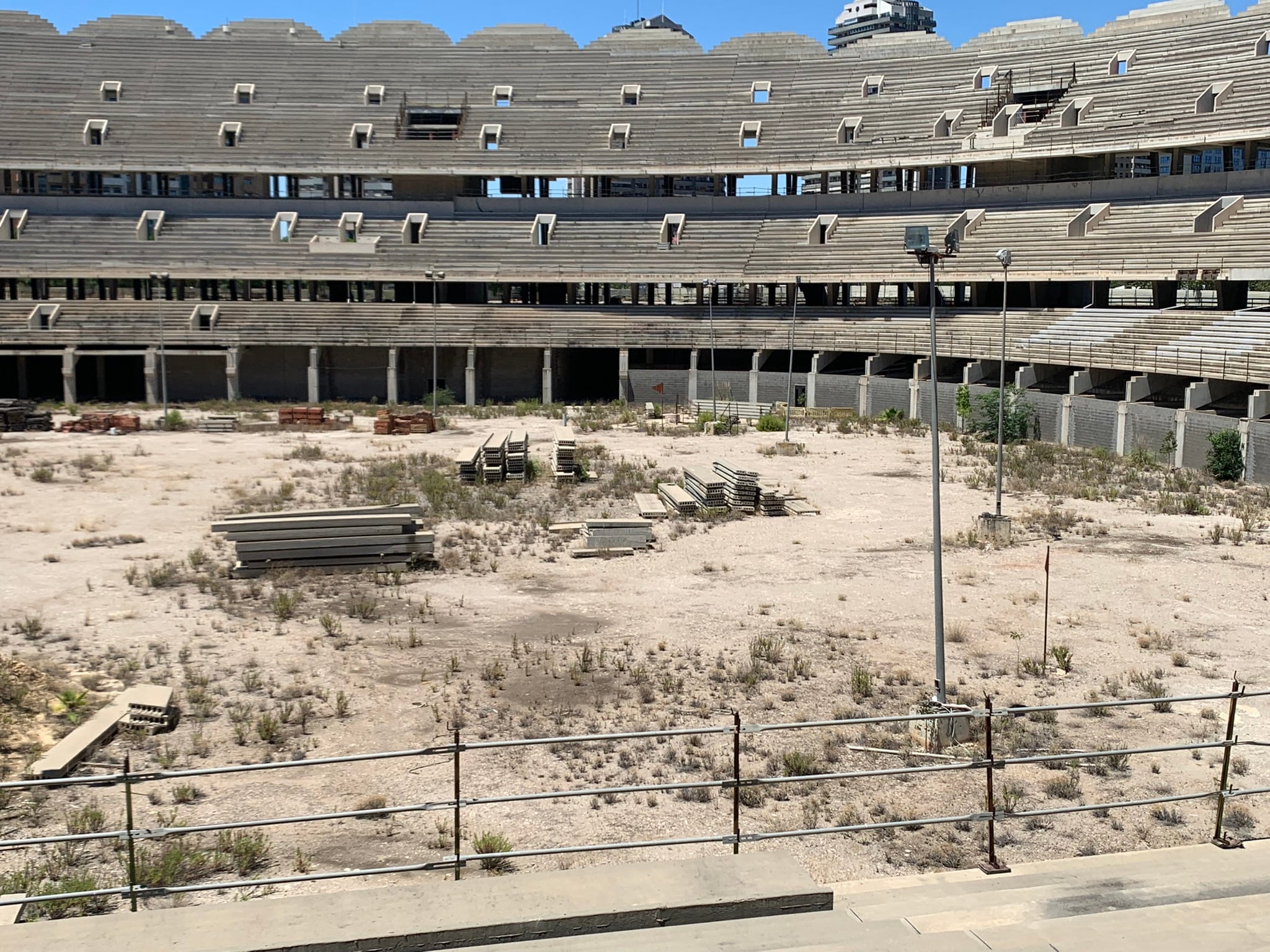 Visita Radio Valencia-SER al Nuevo Mestalla 23-6-2022.