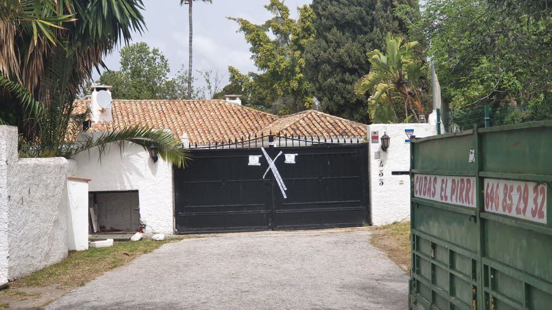 El chalet donde se ha producido el suceso en Marbella