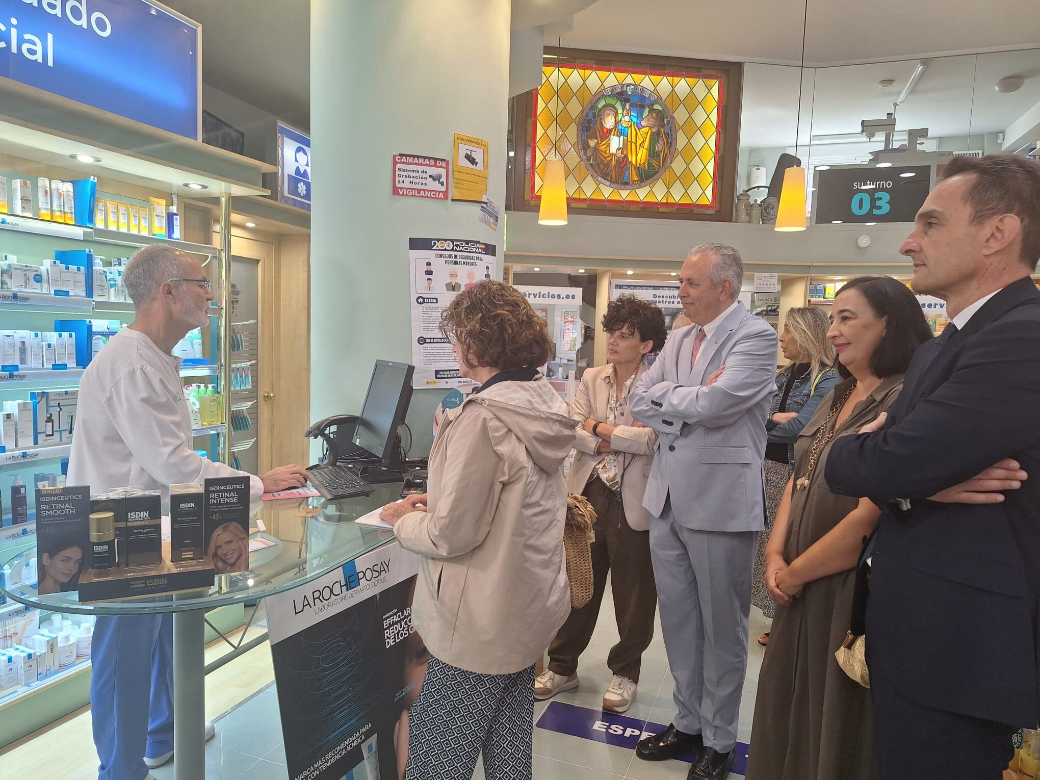 Dispensación de la primera receta electrónica en Huesca.