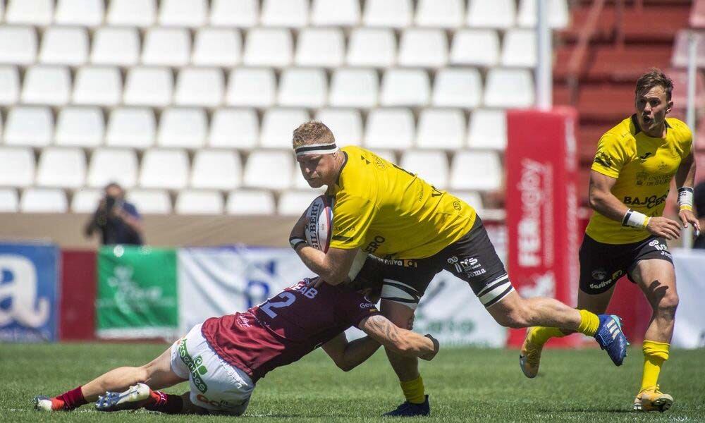 Ruan Snyman en la final de la Copa del Rey de 2021 disputada con el Aparejadores, su último partido antes de fichar por la Santboiana. / Foto: Memex