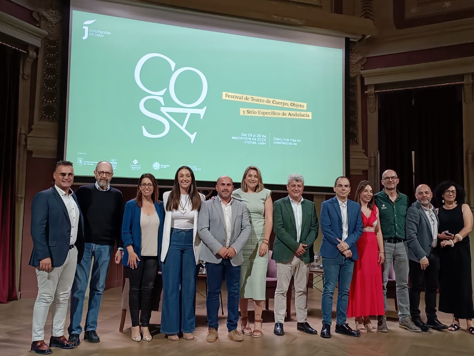 Presentación del Festival COSA de Vilches en Madrid.