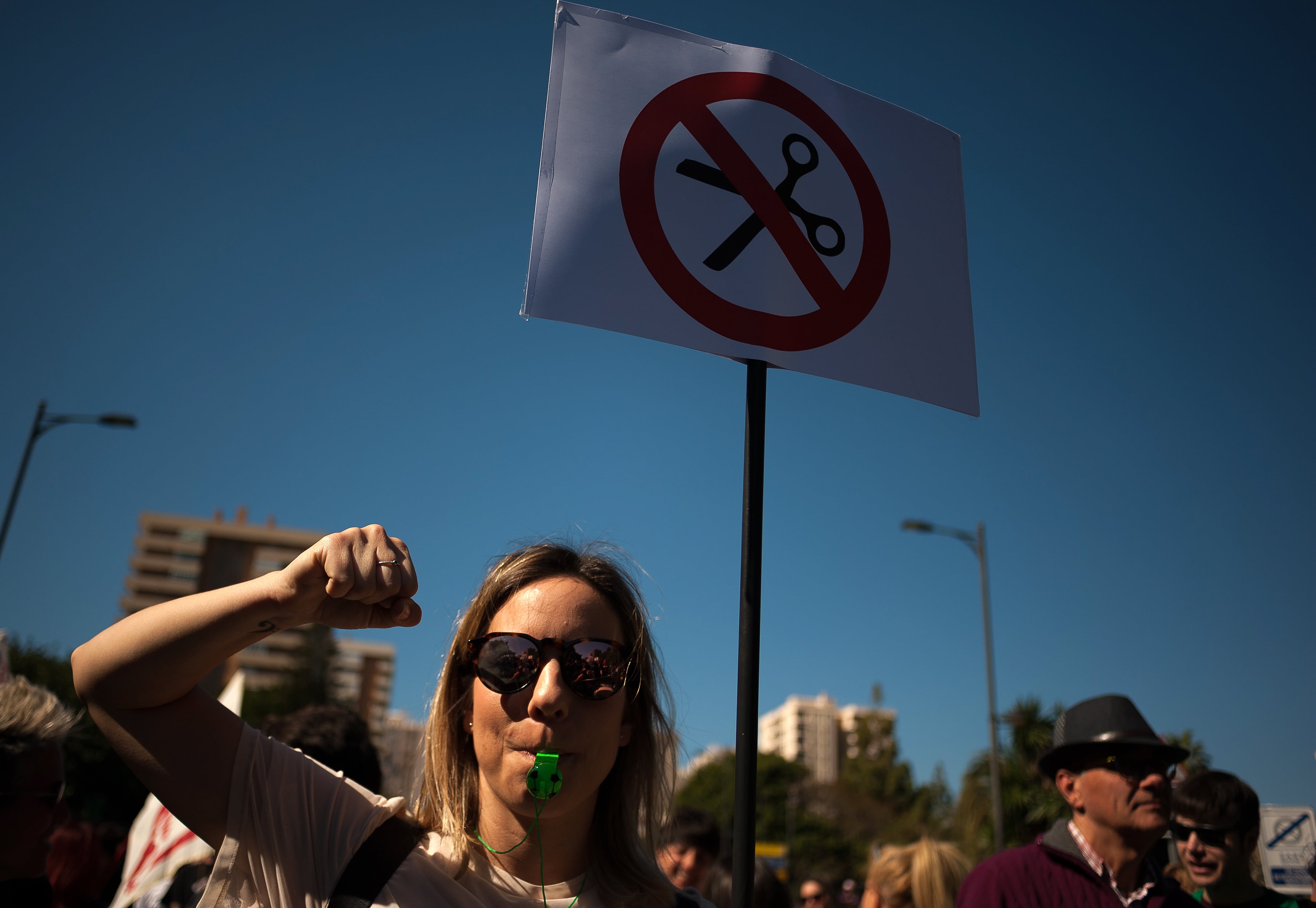 Profesorado de la educación pública contra los recortes