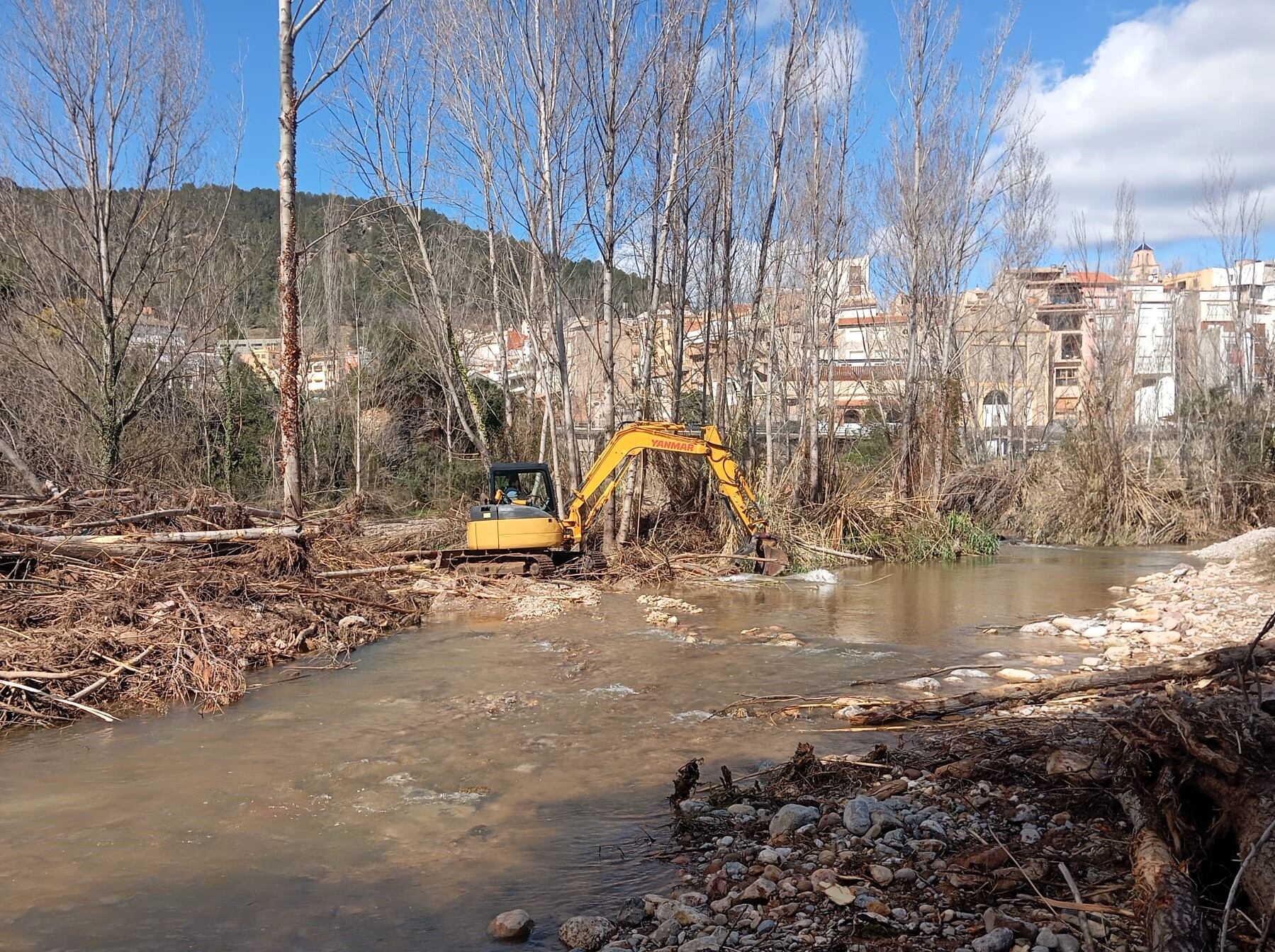 Recuperación del cauce del río Mijares en Montanejos