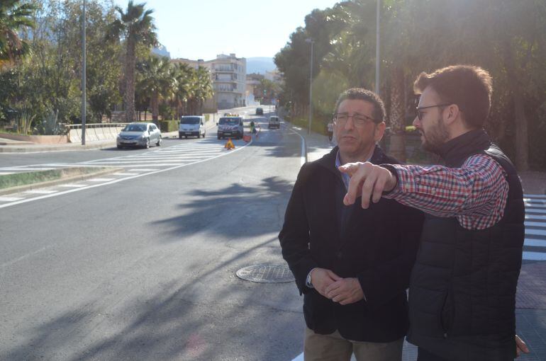 Alfonso Lacasa, alcalde de Petrer, y Fernado Portillo, concejal 