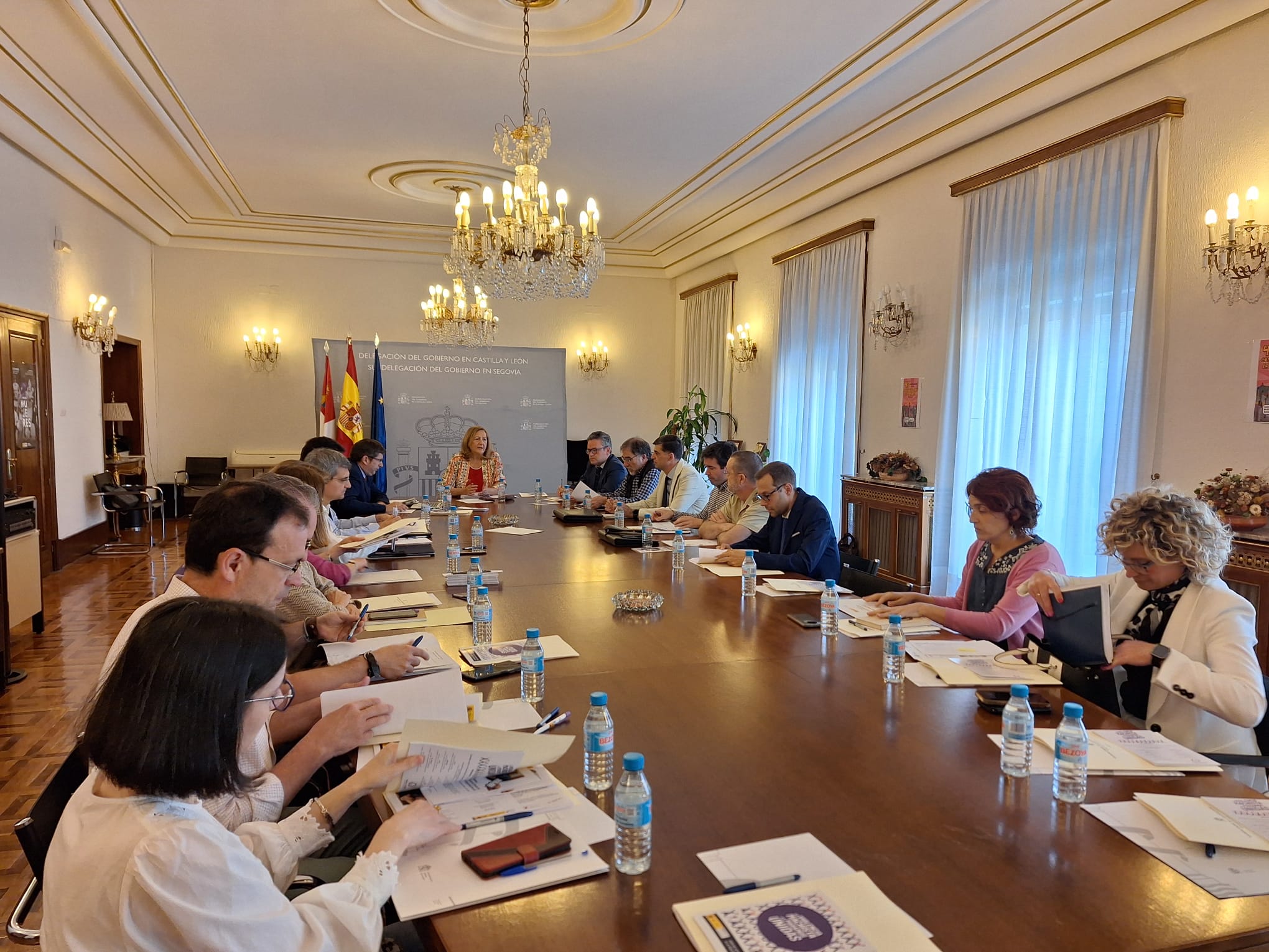 Reunión en la que se ha repasado la gestión de la Administración General del Estado en la provincia de Segovia durante el primer trimestre del año