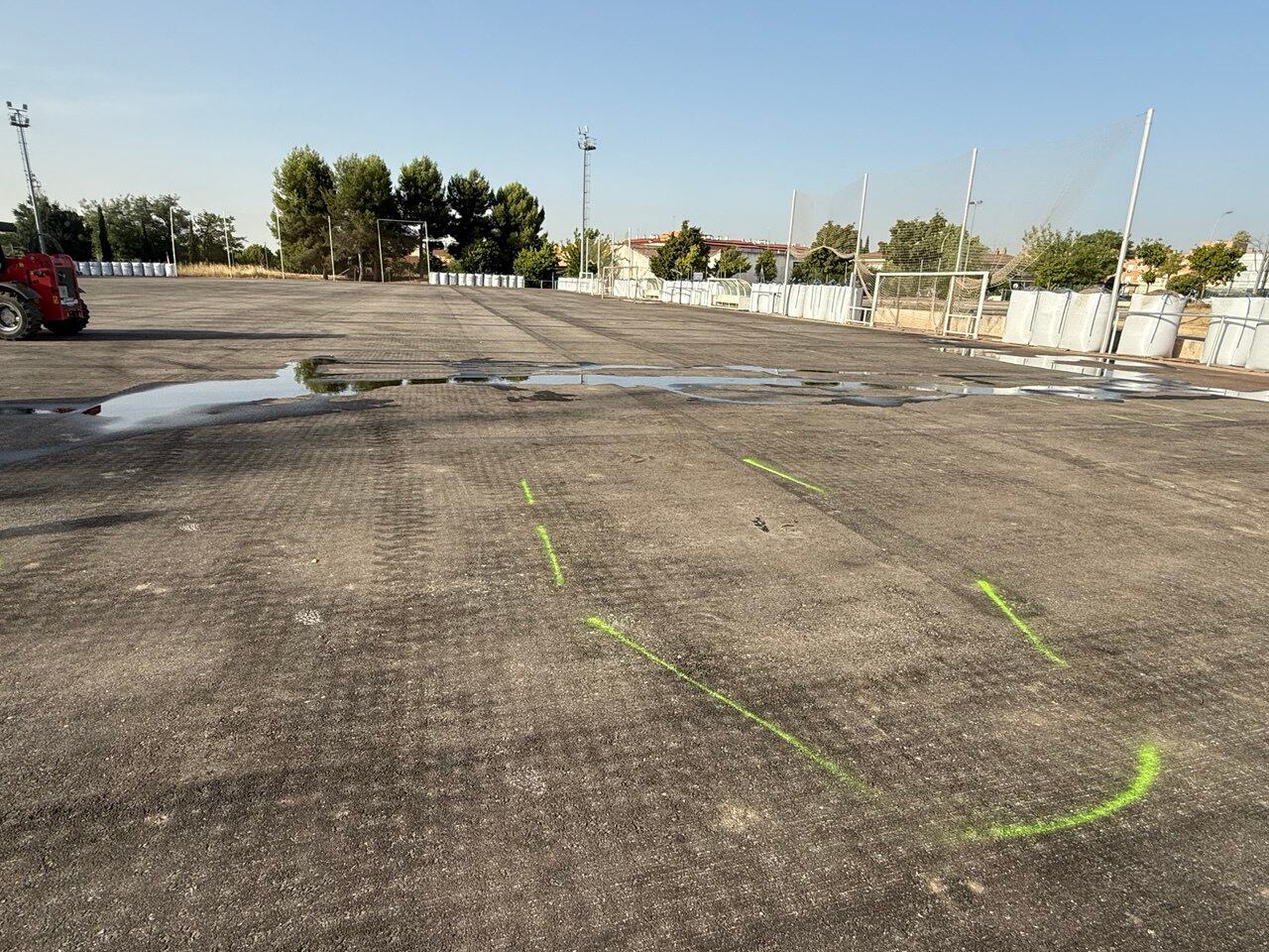 El césped artificial pendiente de sustituir