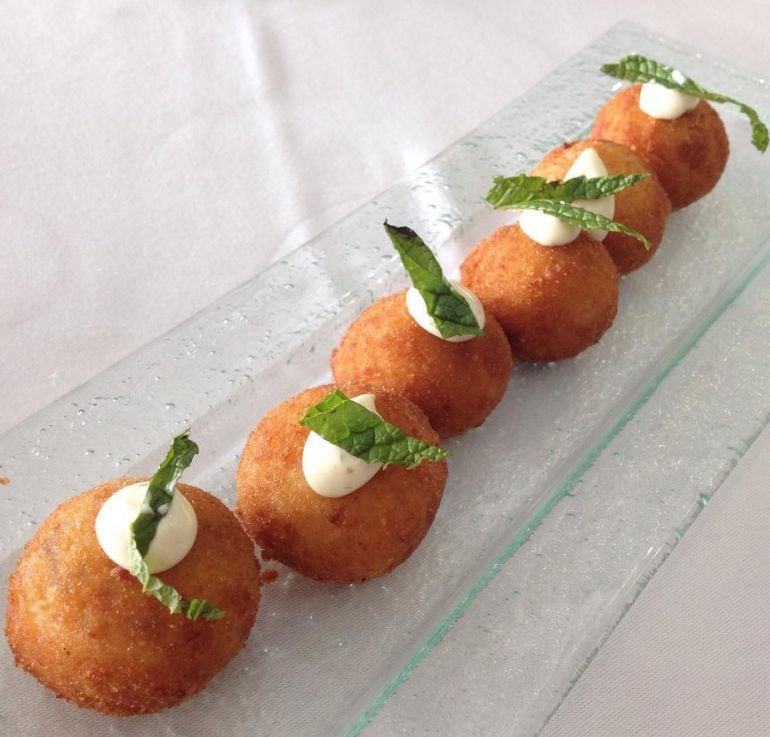 Croquetas de plátano.