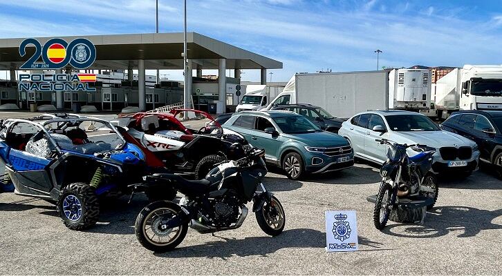 Vehículos recuperados en el Puerto