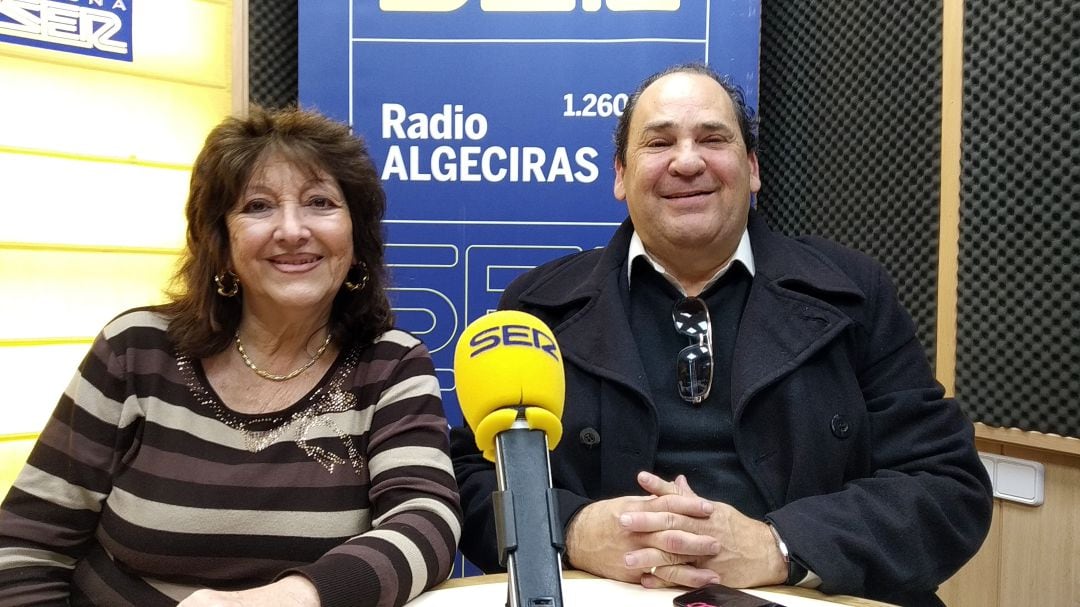 Beatriz Calderón y Javier Ortega durante su participación en Hoy por Hoy Campo de Gibraltar