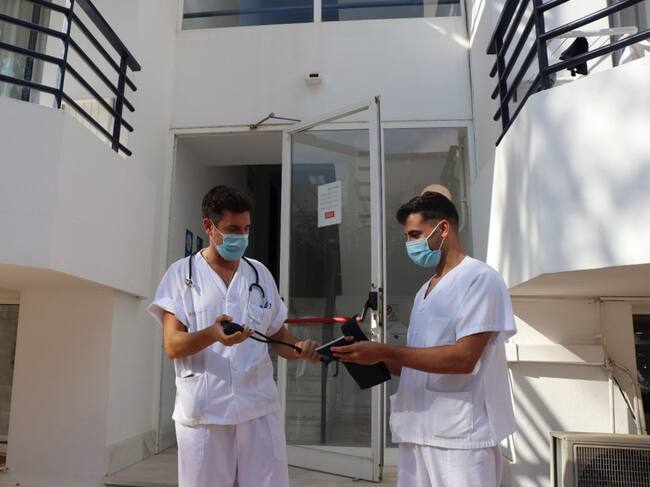 Imagen de archivo de la entrada del hotel medicalizado