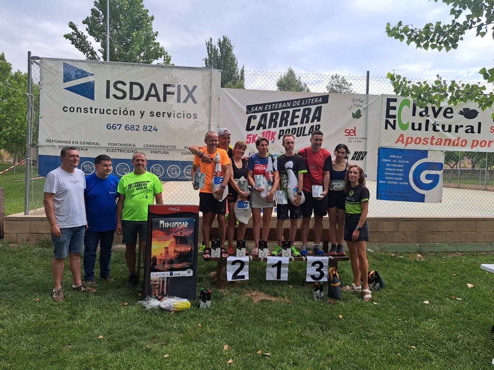 Ganadores en las pruebas 10K y 5K
