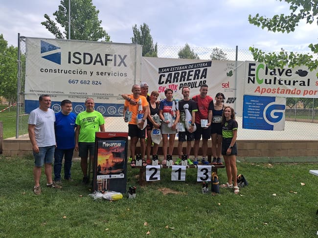 Ganadores en las pruebas 10K y 5K