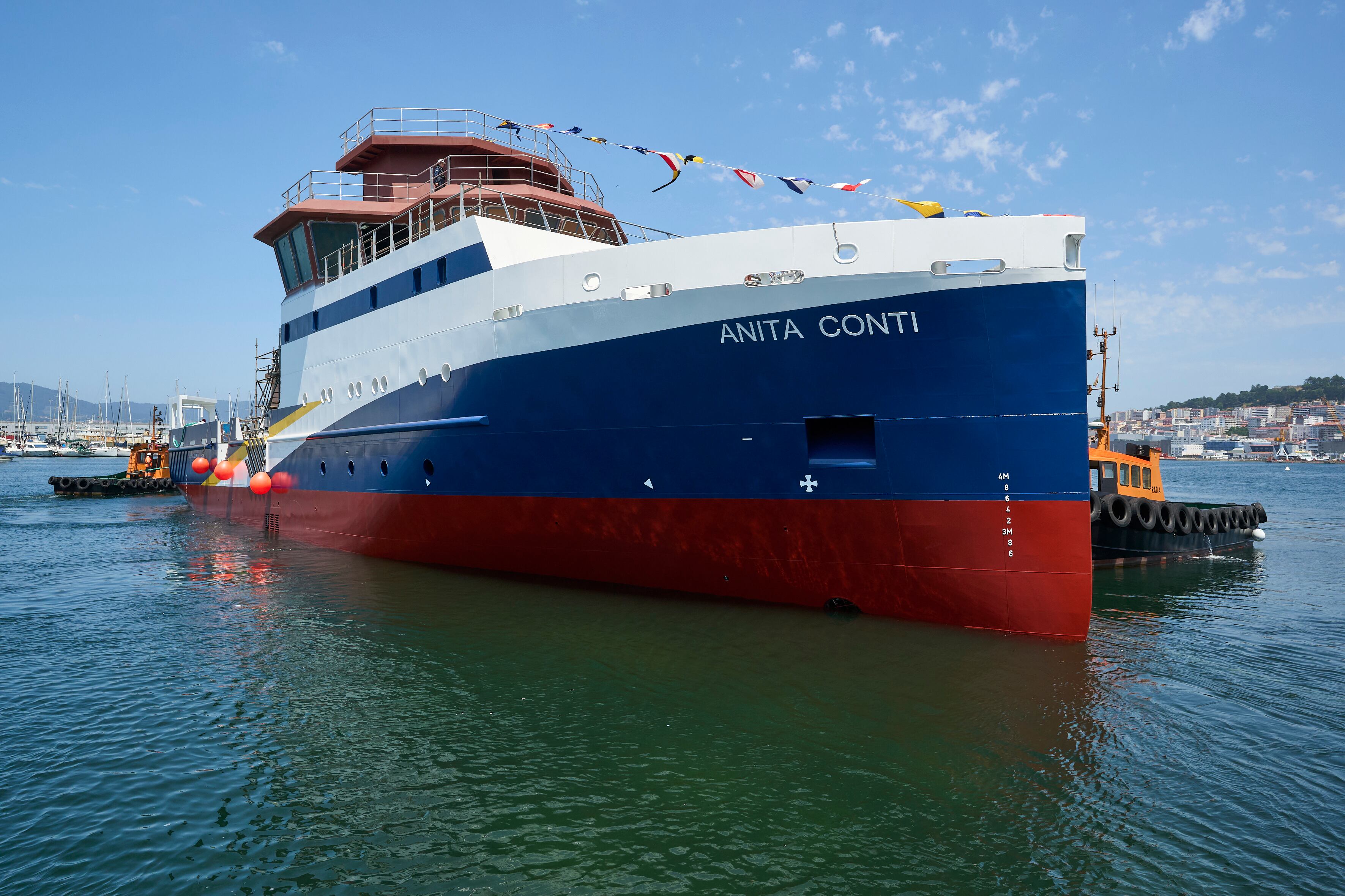 "Anita Conti", botado en el astillero Freire de Vigo