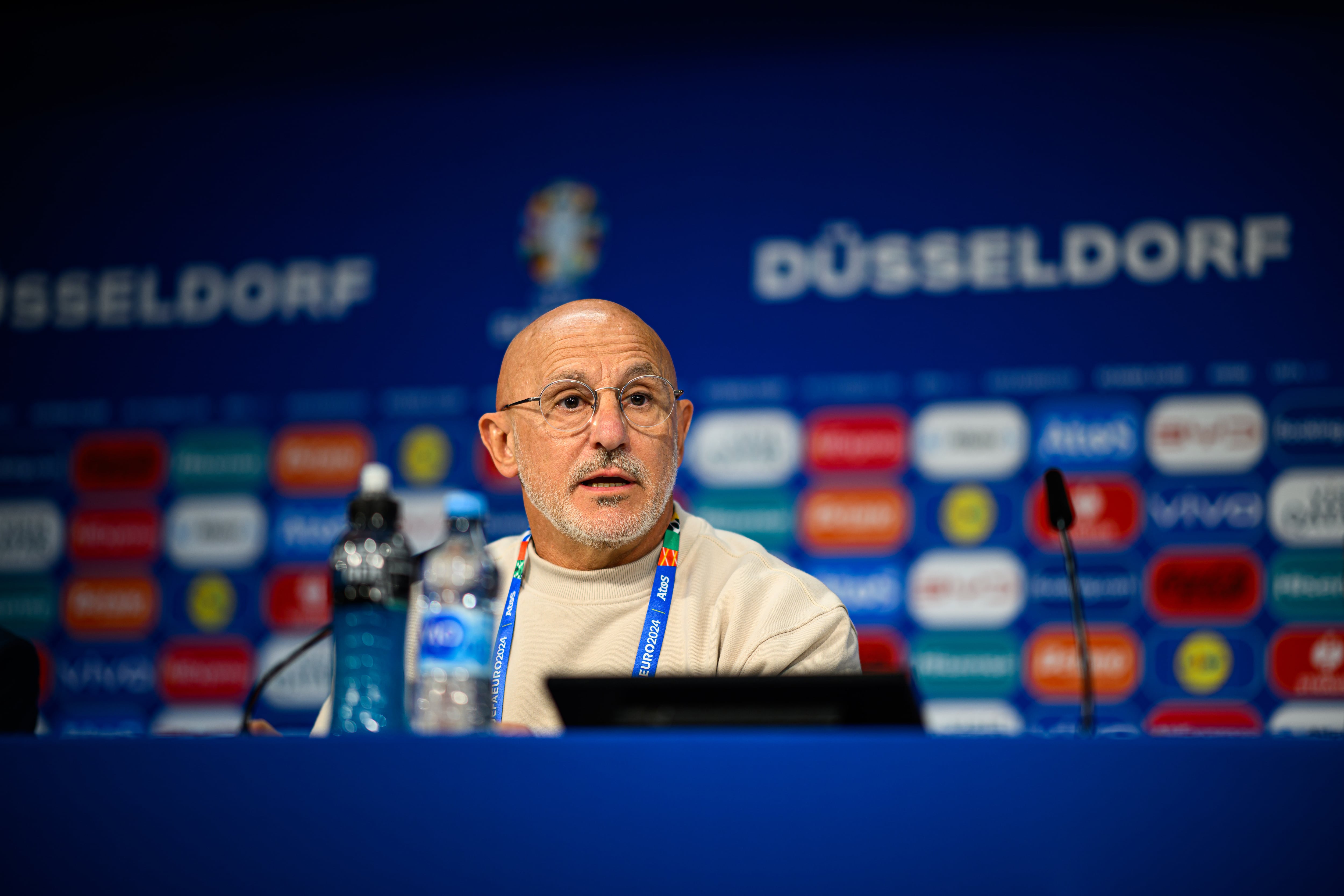 Luis de la Fuente en la rueda de prensa previa al último encuentro de España en la fase de grupos de la Eurocopa 2024