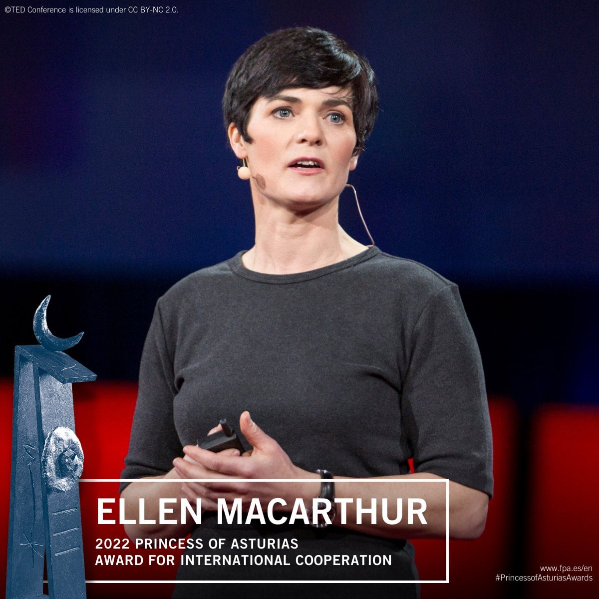 Ellen MacArthur, Premio Princesa de Cooperación Internacional