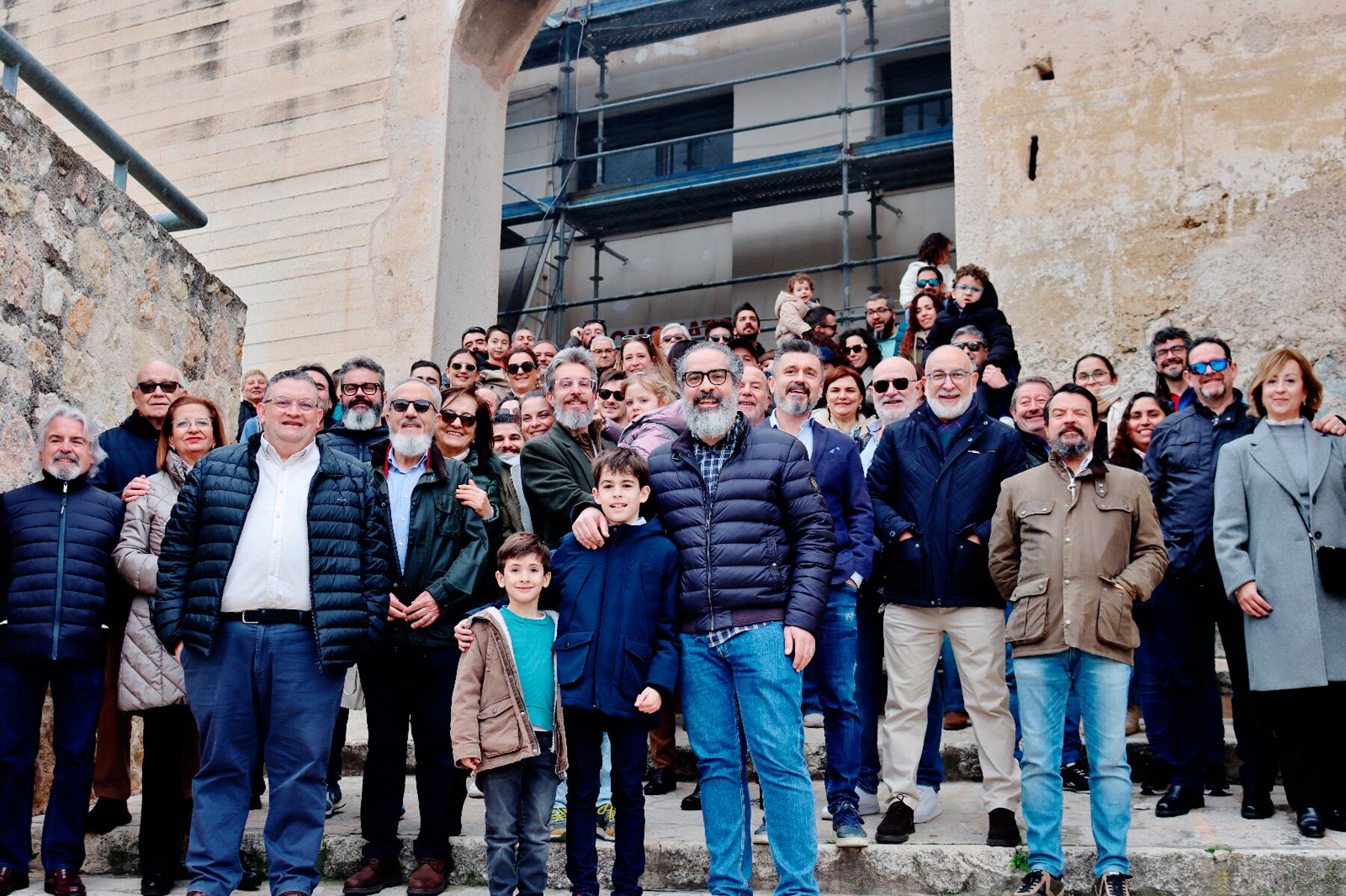 Imatge dels participants en l'acte dels Realistes que va tindre lloc diumenge passat