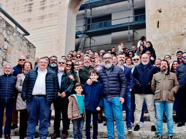 Imatge dels participants en l'acte dels Realistes que va tindre lloc diumenge passat