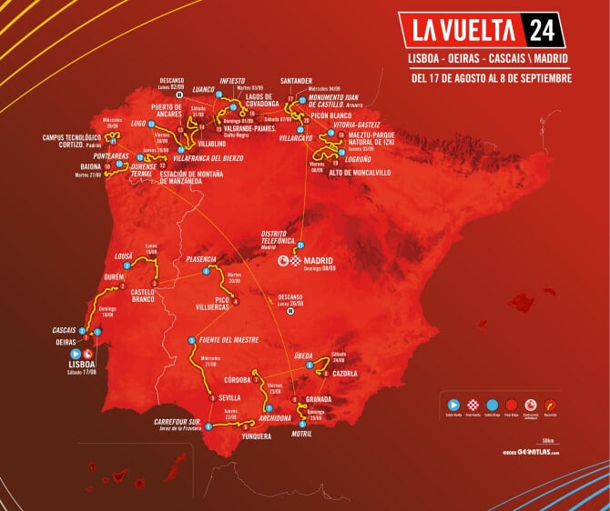 La Vuelta 2024 en Ourense