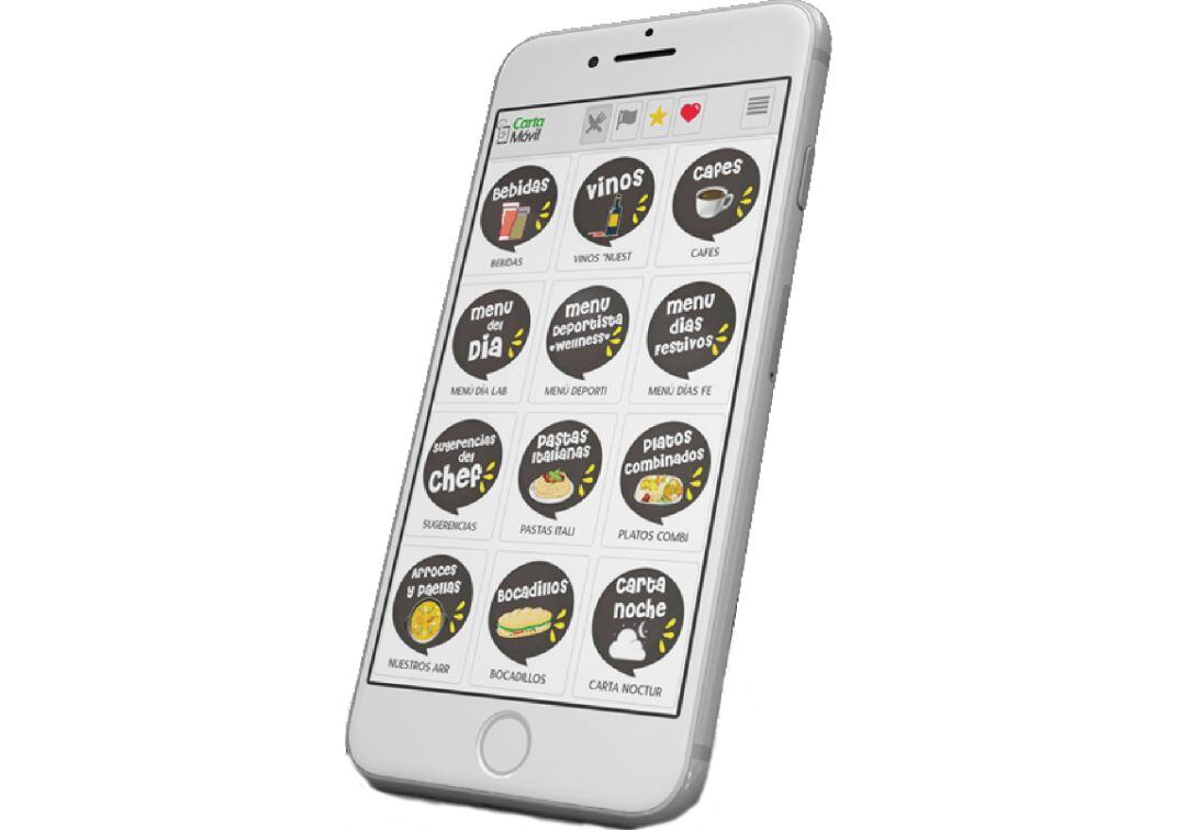 La digitalización de la carta del restaurante a un solo click.