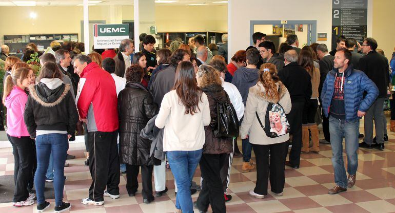 Alumnos de la Universidad Europea Miguel de Cervantes de Valladolid