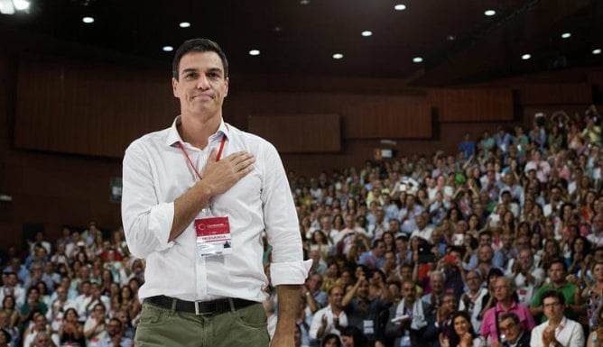 El nuevo secretario general del PSOE, Pedro Sánchez