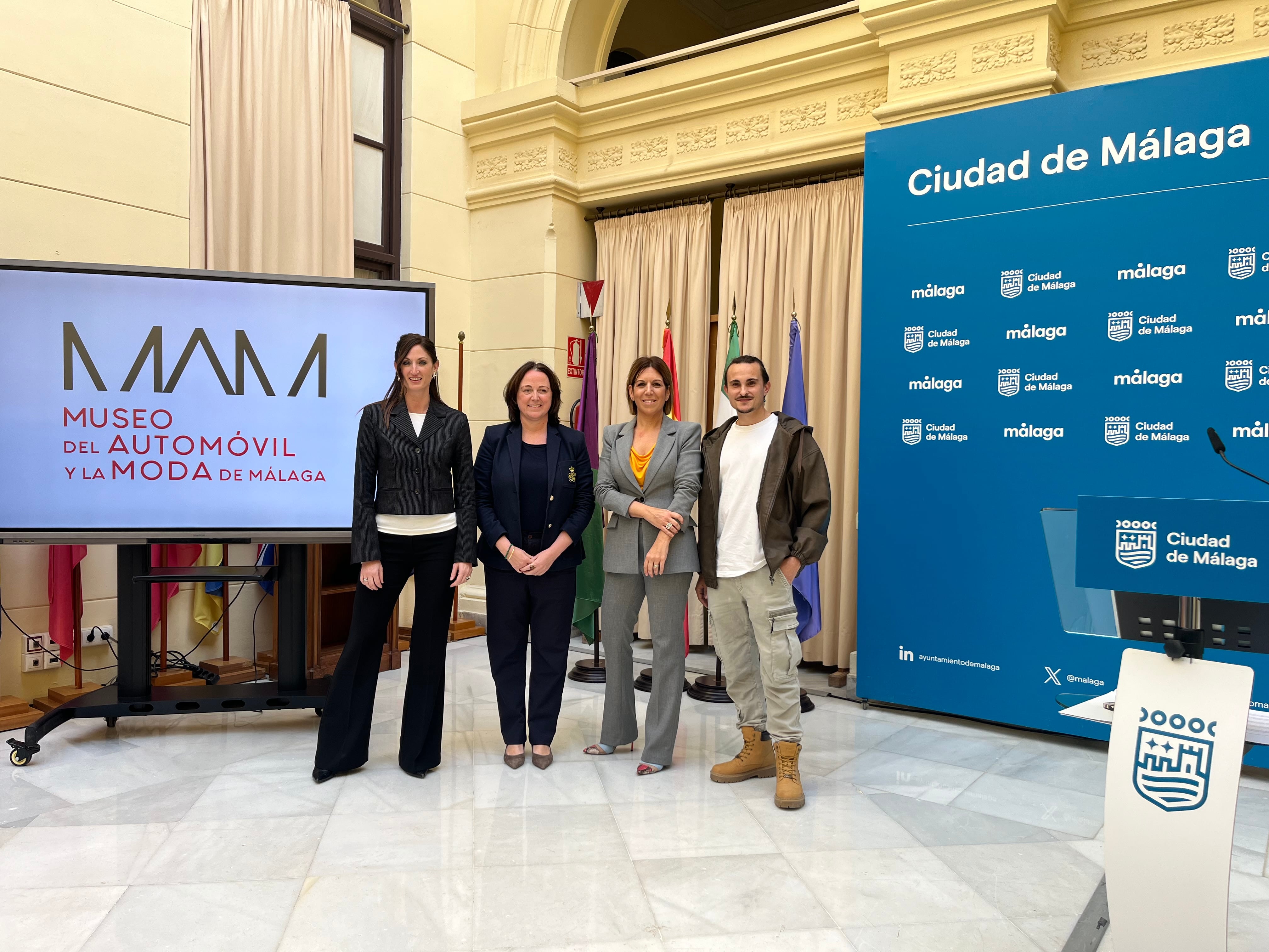 Mariana Pineda junto Mar González, Elvira Carrera y Guillermo Salcedo