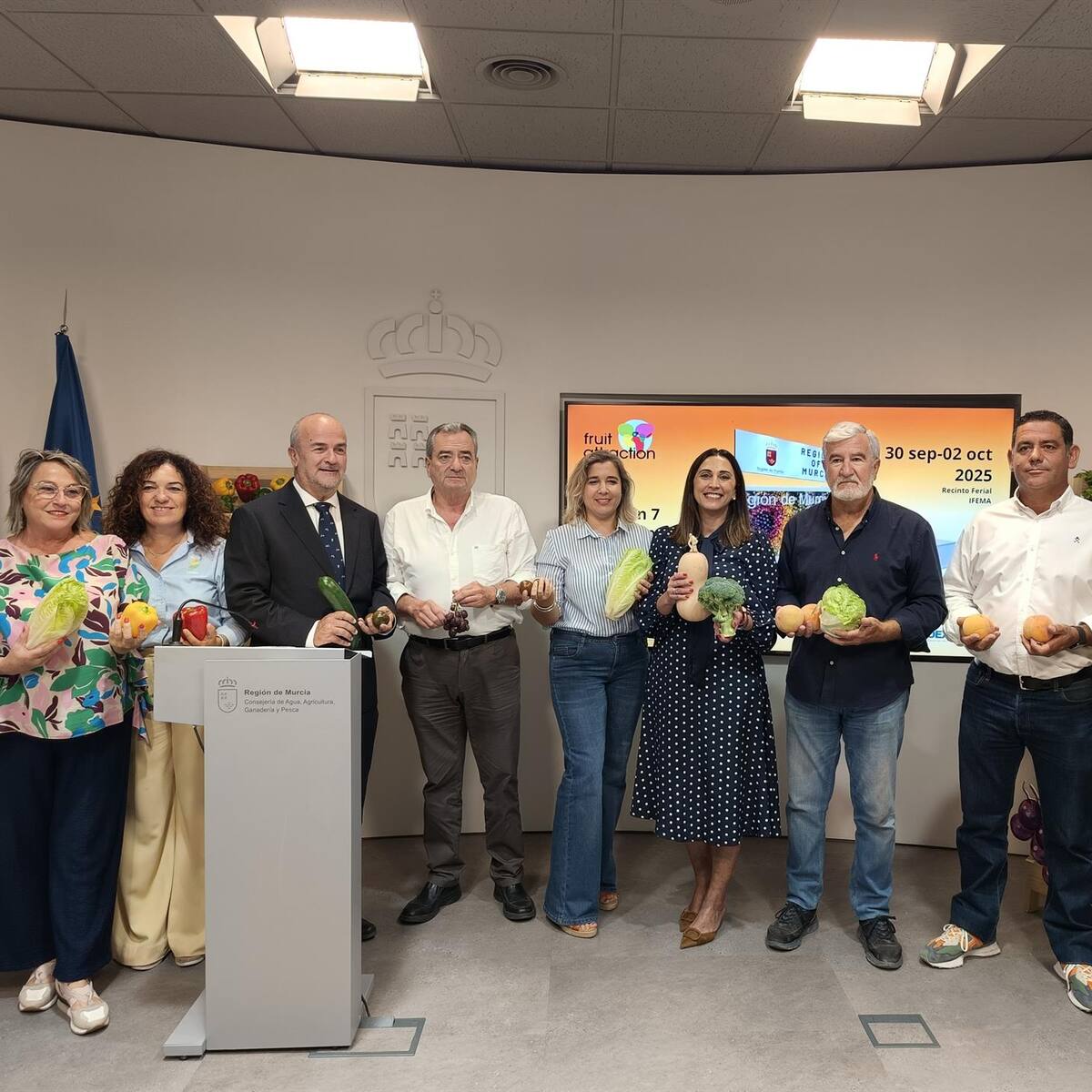Murcia exhibe su potencial agroalimentario en Fruit Attraction con frutas de calidad, innovación y cocina en directo