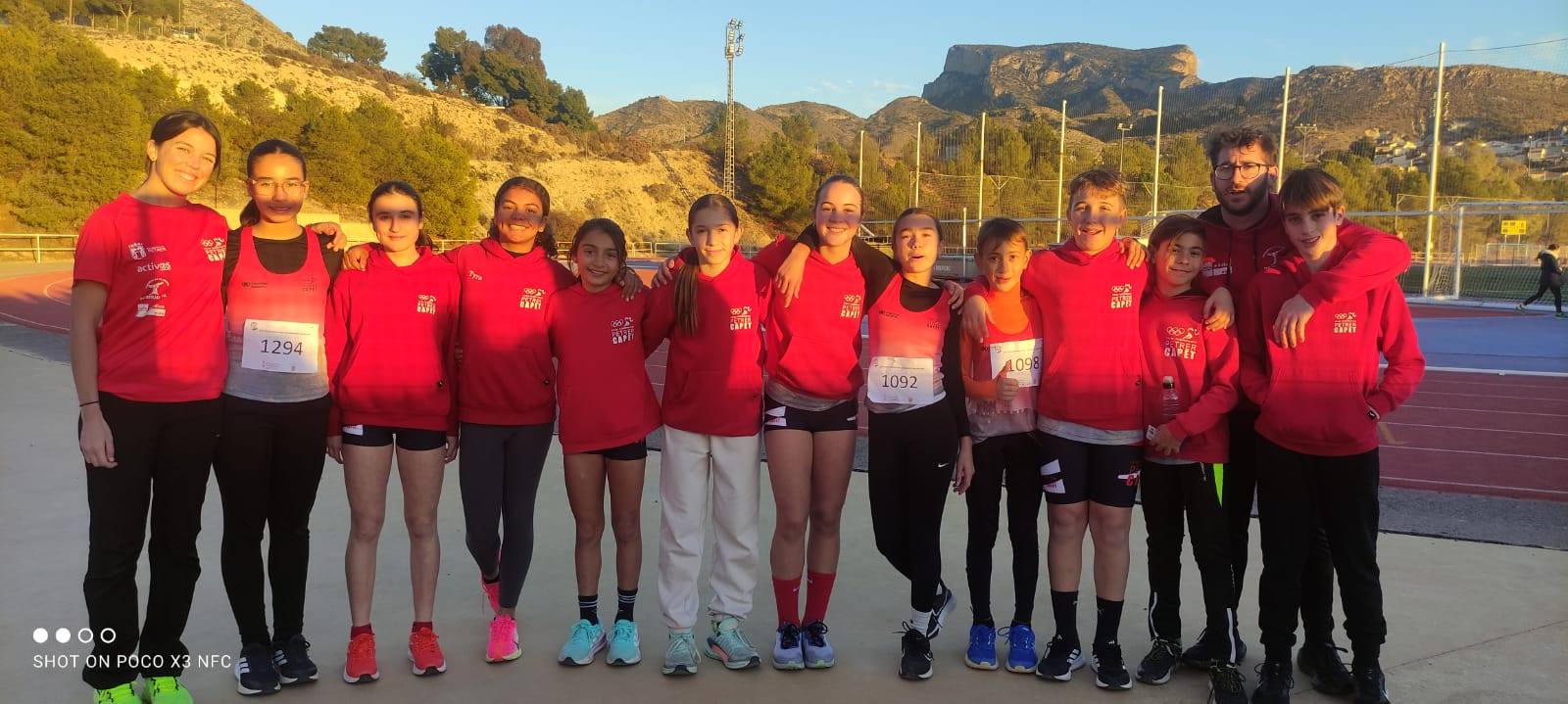 Equipo Sub-14 que compitió en Petrer