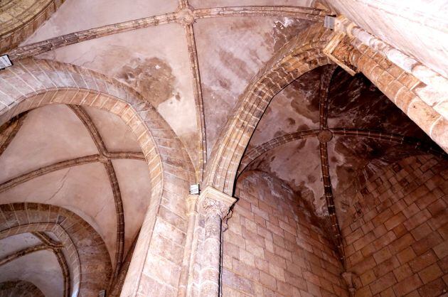 Daños provocados por la borrasca Gloria en la iglesia de Santa Catalina de València