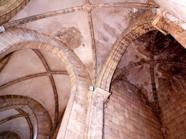Daños provocados por la borrasca Gloria en la iglesia de Santa Catalina de València