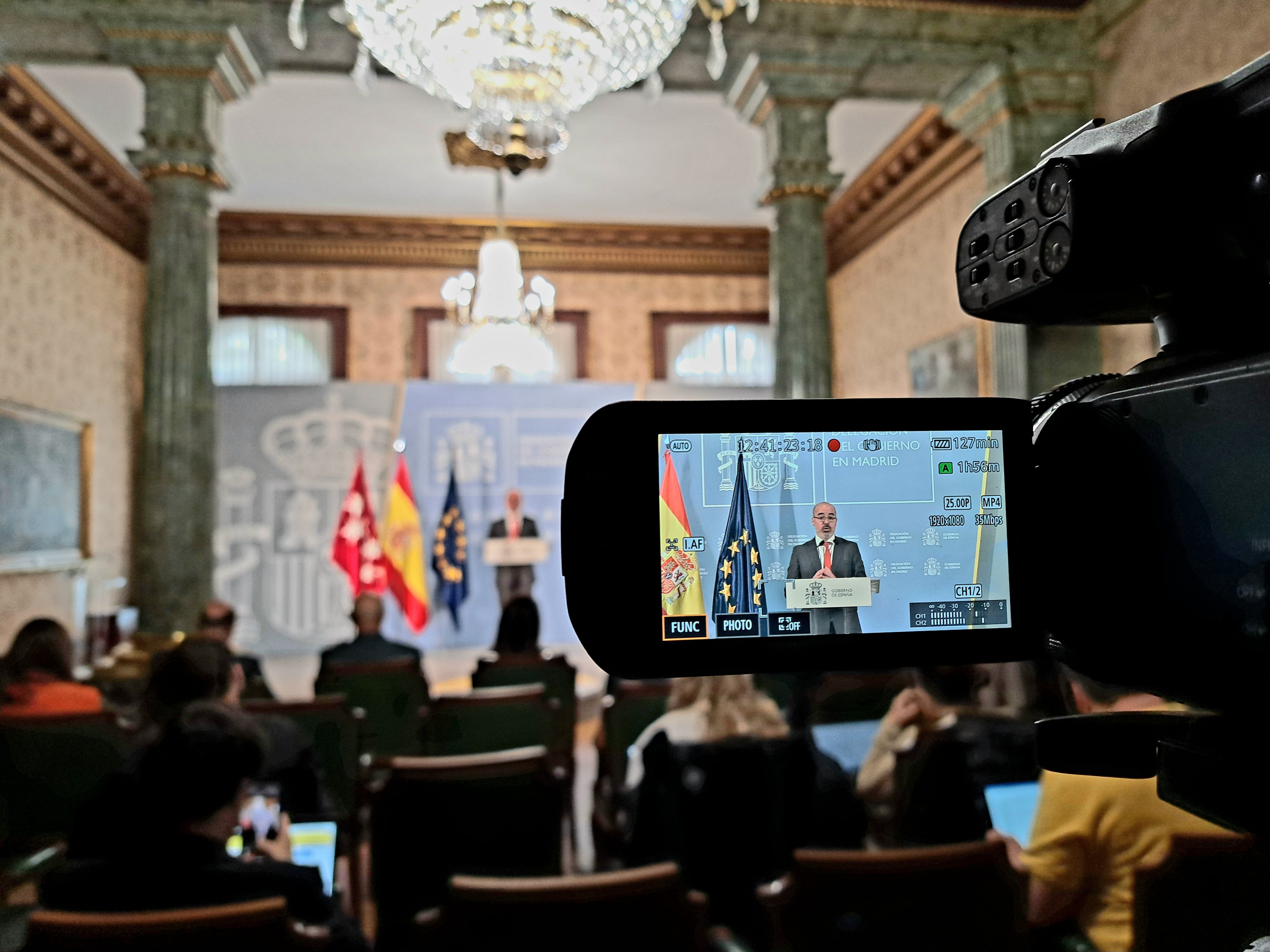 El delegado del Gobierno en Madrid, Francisco Martín, ha informado del balance de criminalidad del primer trimestre del año