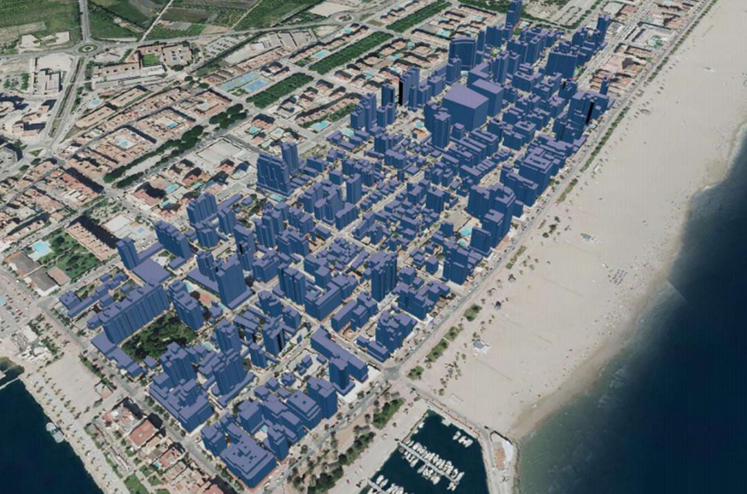 Núcleo primitivo de la playa de Gandia 