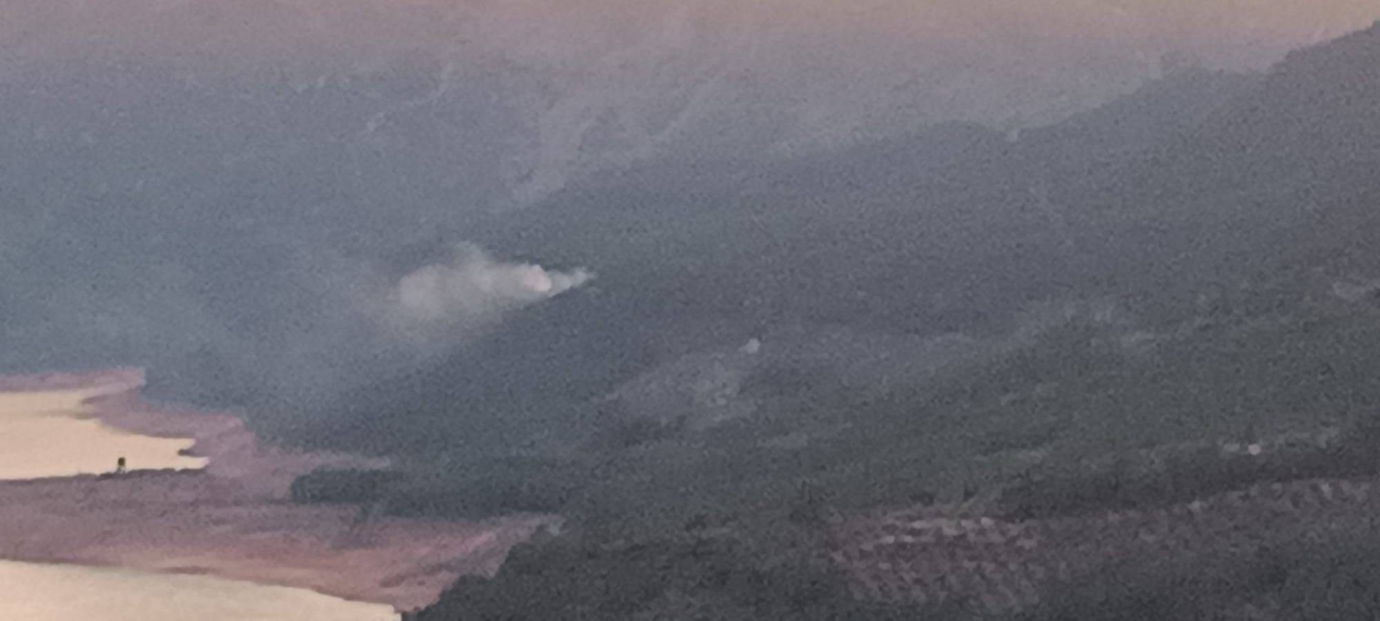 Incendio forestal en el municipio jiennense de Hornos