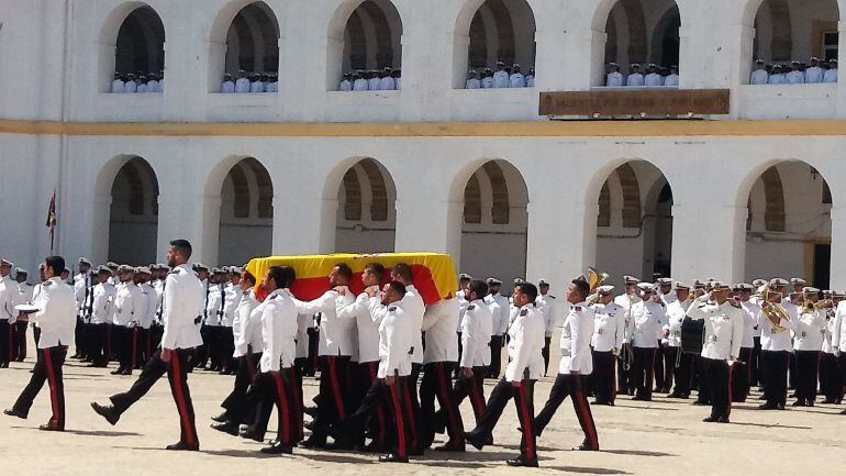 Funeral por el soldado Antonio Carrero, con la presencia de María Dolores de Cospedal