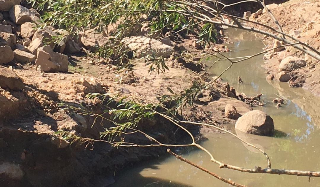 Imagen tomada tras la riada sufrida en Las Navas del Marqués