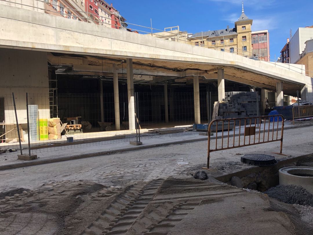 Las obras del edificio multiusos de Errebal 