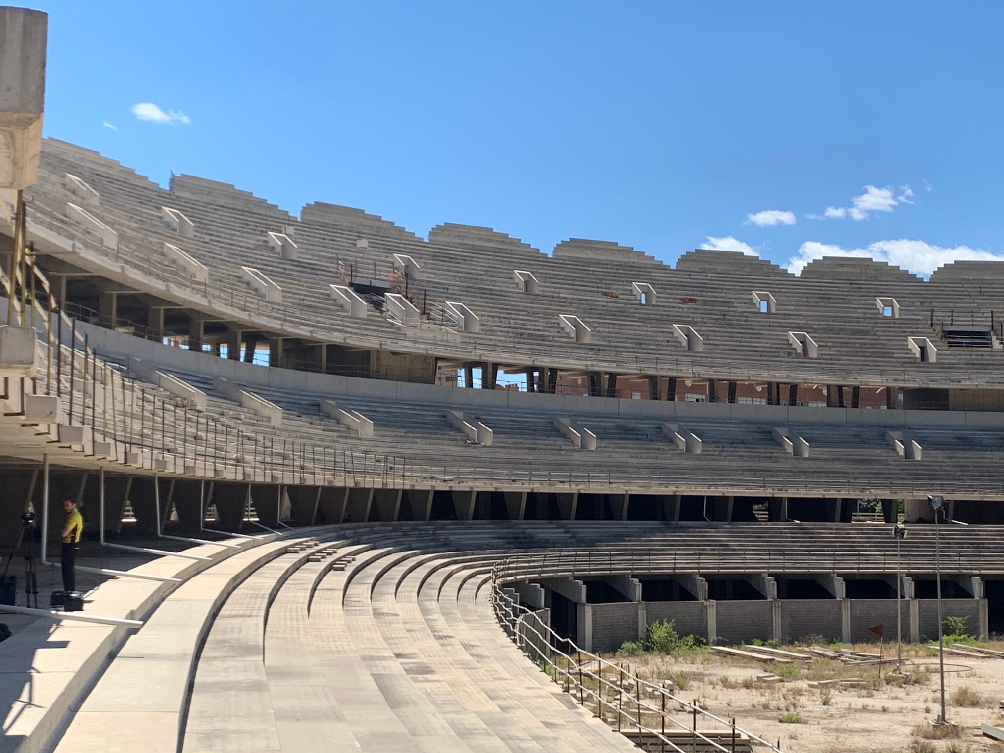 Visita Radio Valencia-SER al Nuevo Mestalla 23-6-2022.