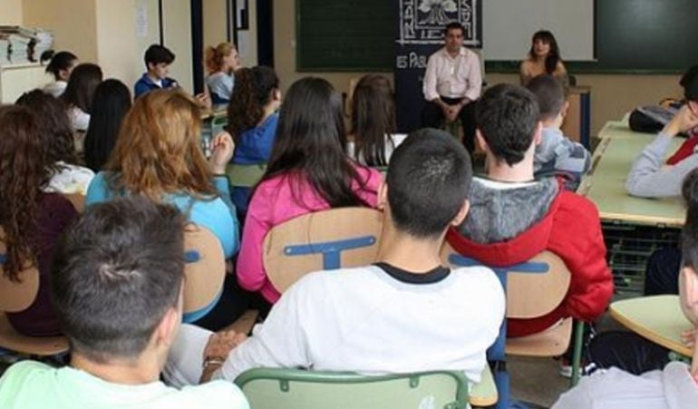 Alumnos de instituto, en una imagen de archivo