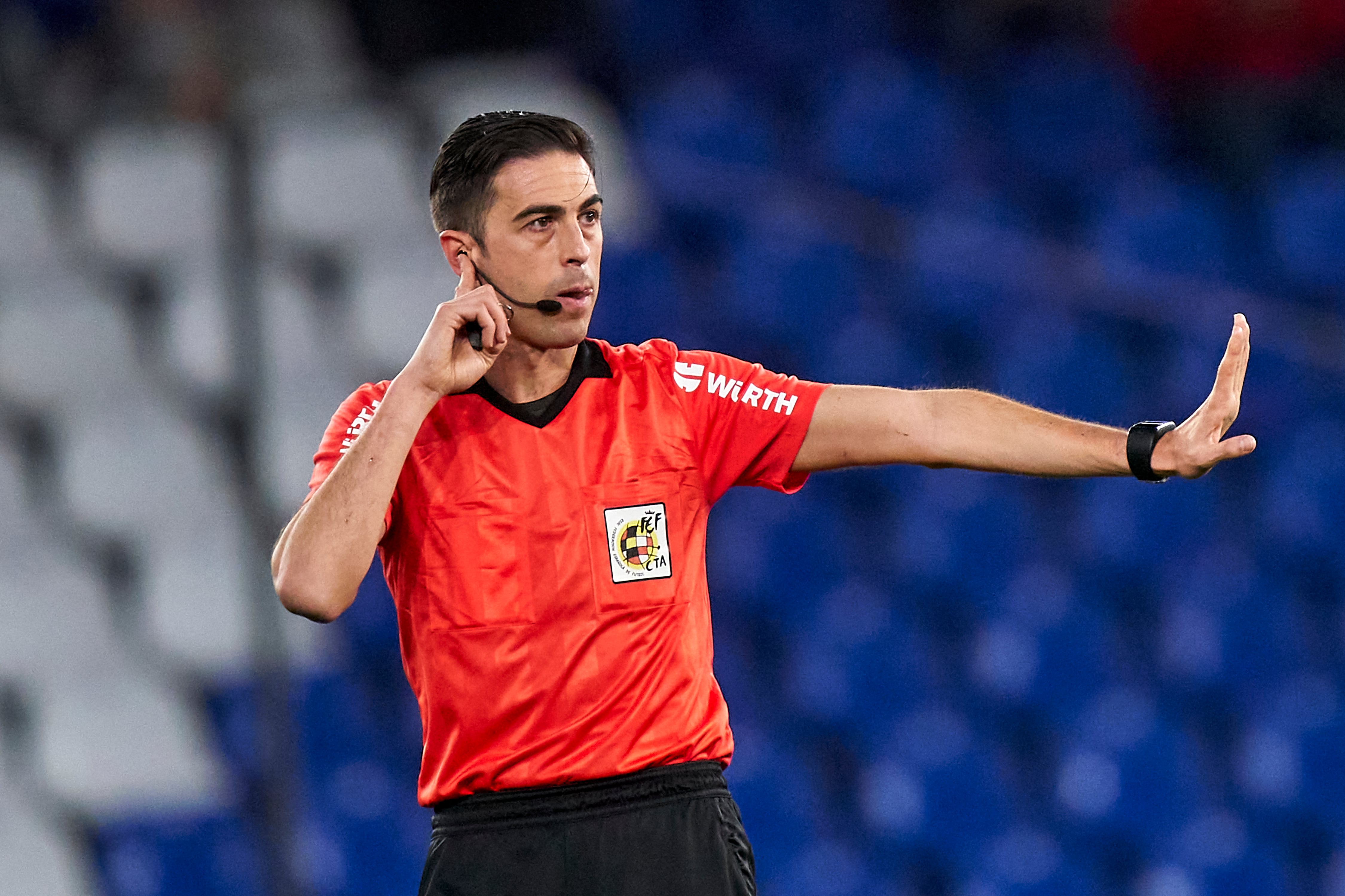 Vicandi Garrido durante un partido