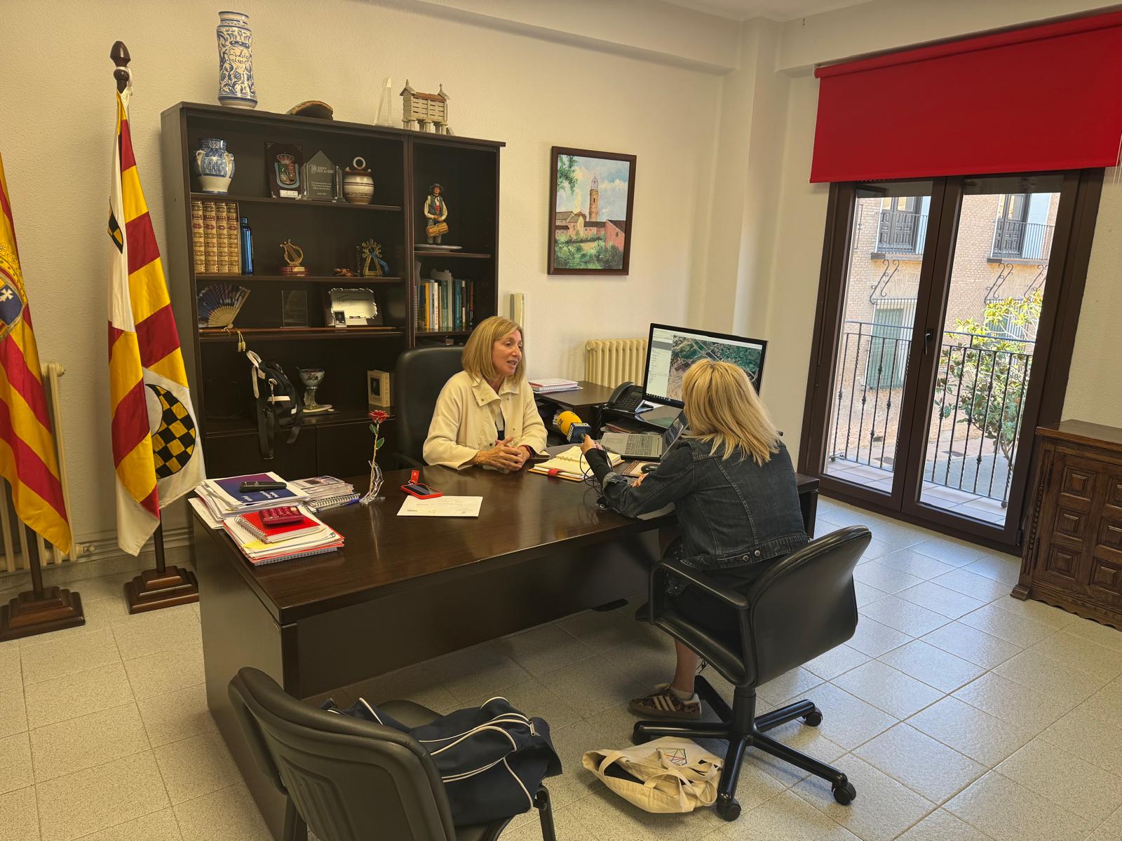 Alcaldesa de Pedrola, Manuela Berges