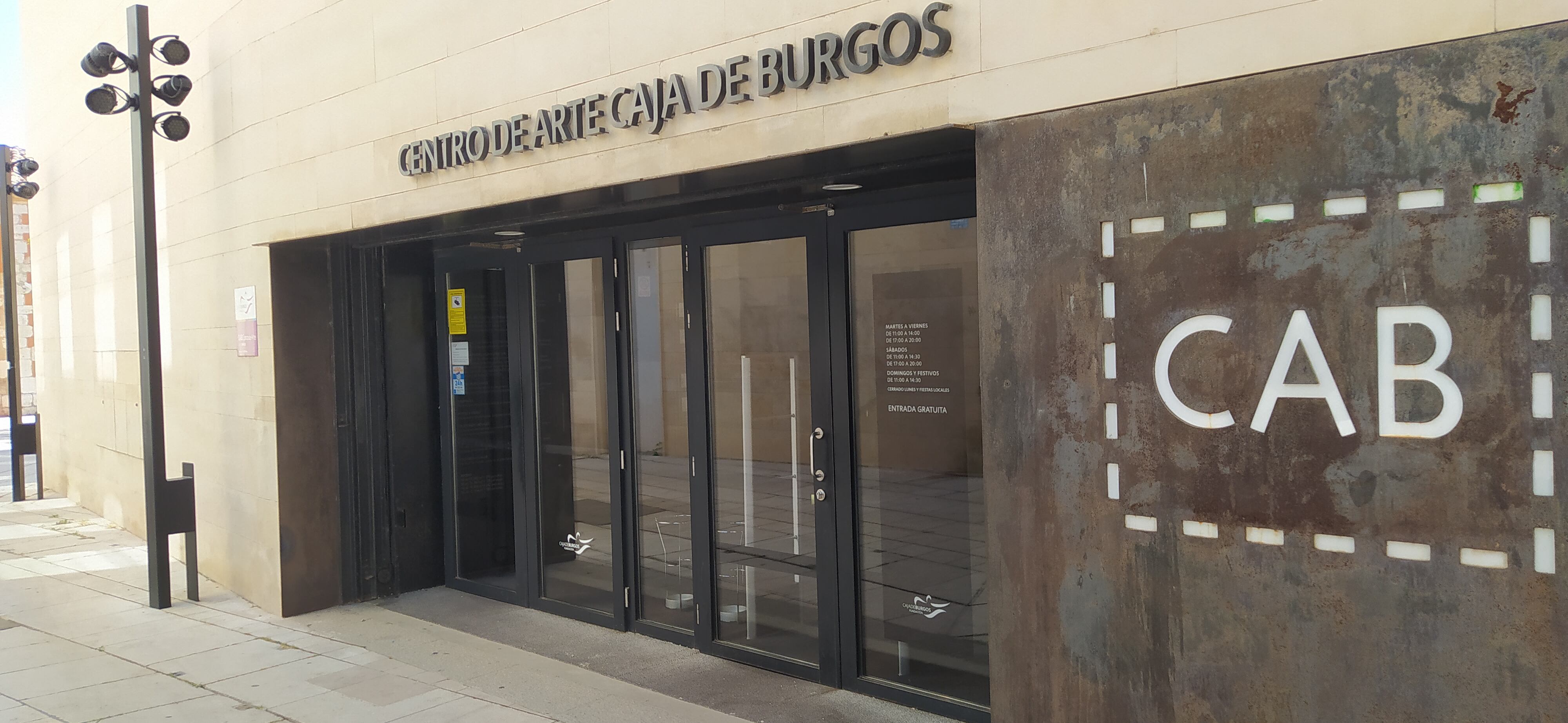 El Centro de Arte Contemporáneo de Caja de Burgos en el barrio de San Esteban