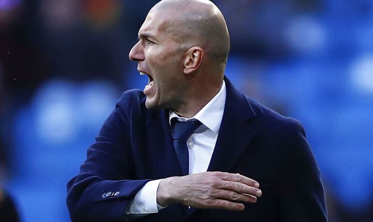 Zidane, en el Bernabéu